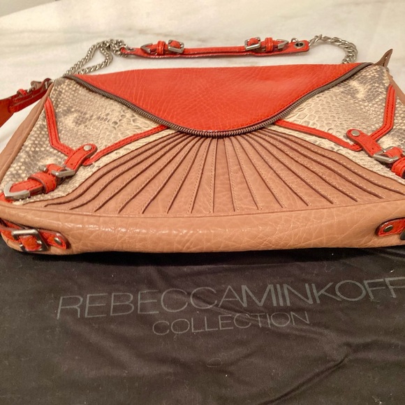 Rebecca Minkoff Collection Cali Snake-Print Shoulder Bag - Picture 4 of 16